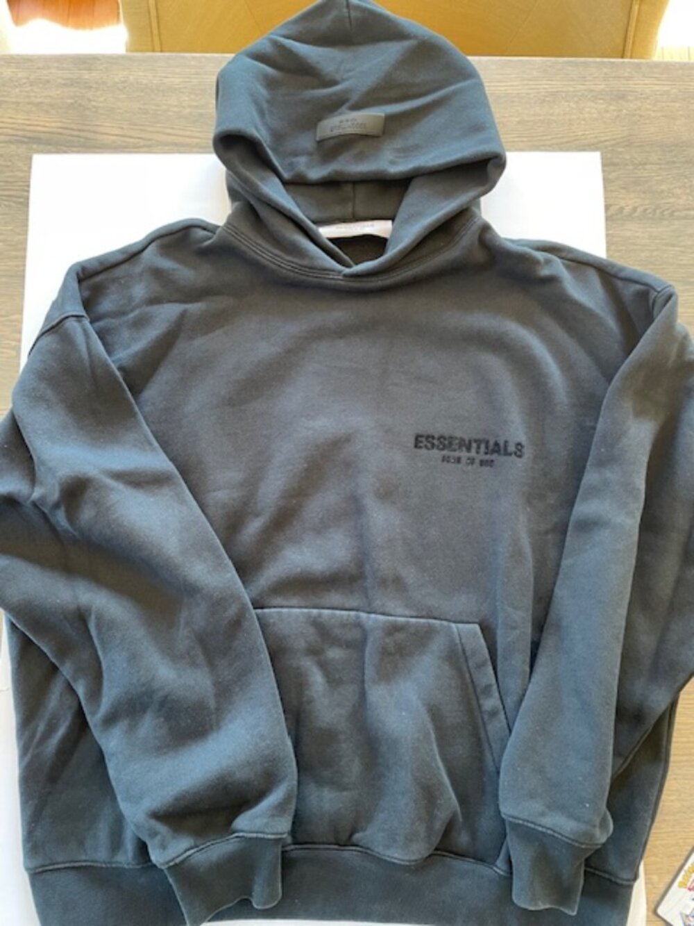 Essentials Fear of God Black Hoodie
